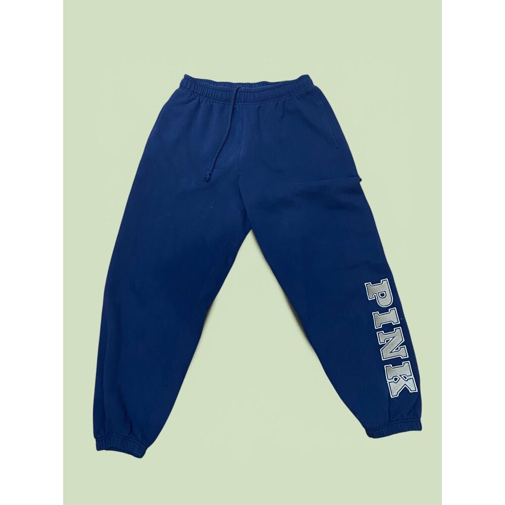 PINK Victoria's Secret Navy Blue Jogger Sweatpants Size M